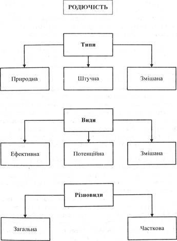 Классификация сроков по плодородию (по Б.А. Никитиным)